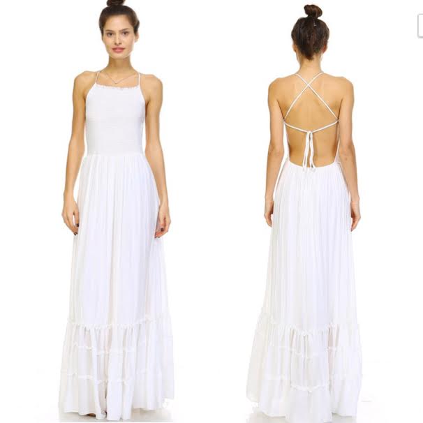 Bomb Product of the Day: Kouture Style’s White Backless Maxi Dress