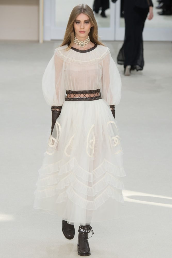 Chanel-fall-2016-white-ruffle-gown