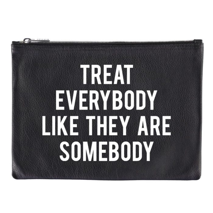 Chelsea-Leifken-Treat-Everybody-Like-They-Are-Somebody-Leather-Clutch-1