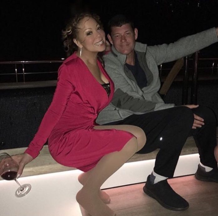 Mariah Carey and James Packer 4th of July