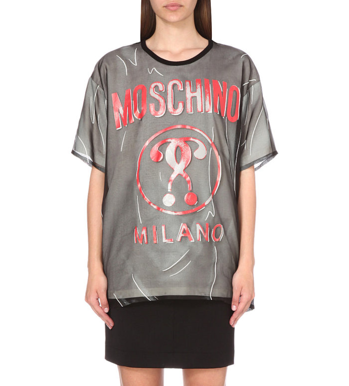 moschino-mesh-layered-silk-cotton-t-shirt