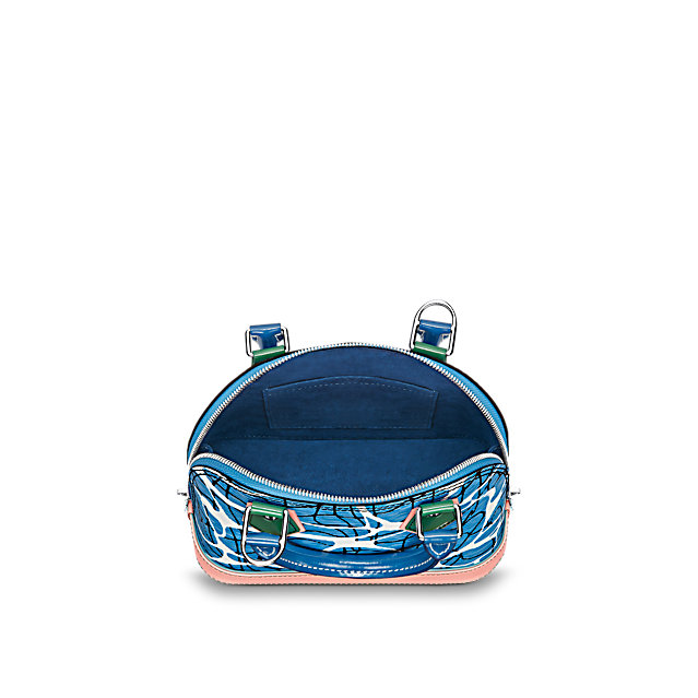 3 Rasheeda Frost's Gold Room Louis Vuitton Cruise 2016 Pink, Blue, and Green Printed Epi Alma BB Bag