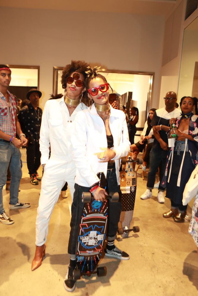 Coco and Breezy  Claire's Life- BET's How to Rock Denim Fashion Show Featuring June Ambrose, Karrueche Tran, Quincy Brown, and more claire sulmers