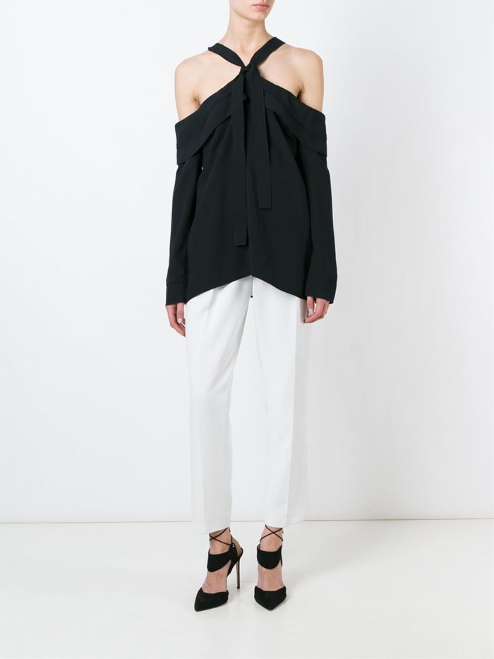 proenza-black-off-shoulder-blouse