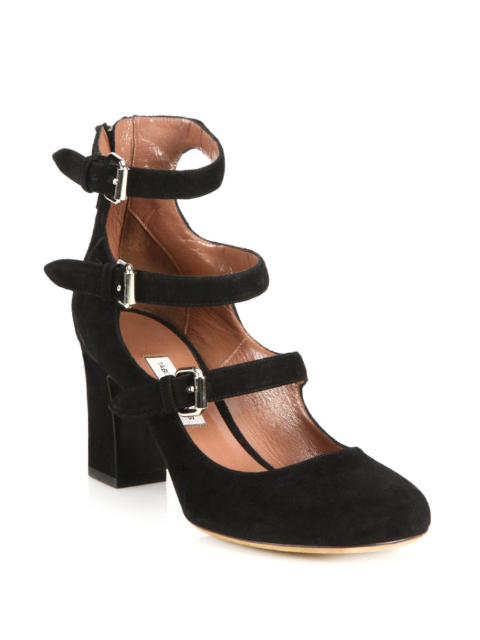 tabitha-simmons-black-ginger-suede-triple-strap-mary-jane-pumps