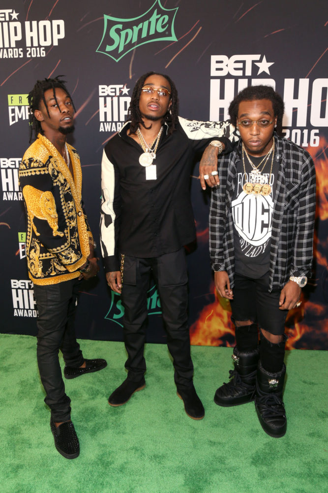 The 2016 BET Hip Hop Awards with Cardi B in Adam Selman, Gucci Mane in DSquared2, Keyshia Kaior in Charbel Zoe Couture, and More! Migos
