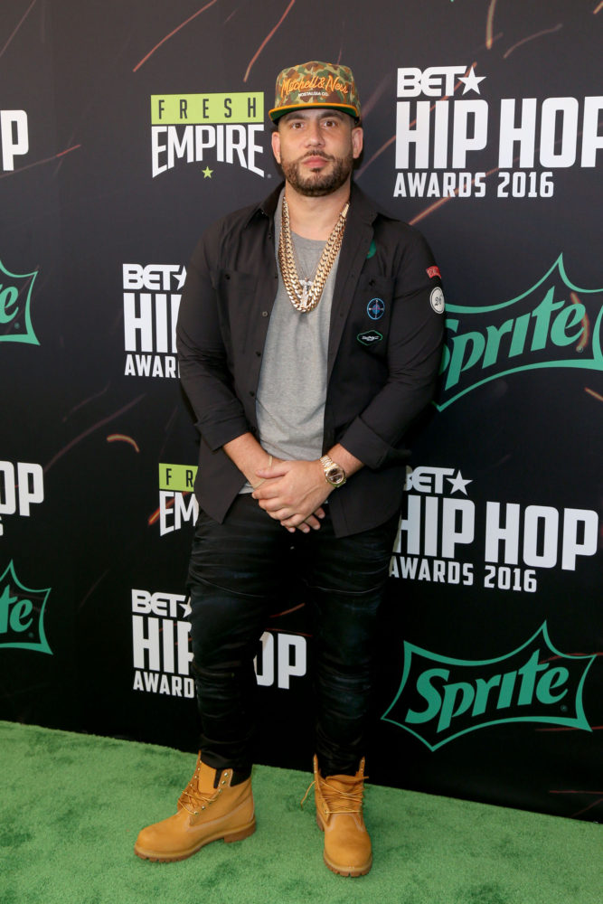 dj drama The 2016 BET Hip Hop Awards with Cardi B in Adam Selman, Gucci Mane in DSquared2, Keyshia Kaior in Charbel Zoe Couture, and More!