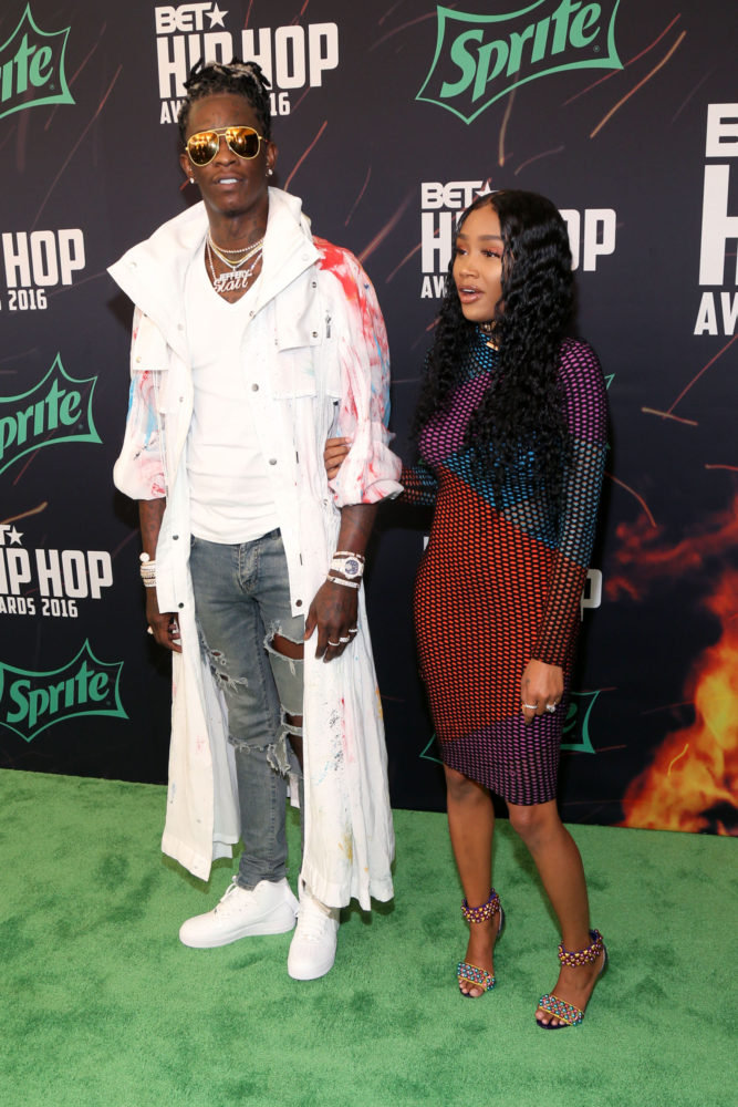 feng chen wang young thug The 2016 BET Hip Hop Awards with Cardi B in Adam Selman, Gucci Mane in DSquared2, Keyshia Kaior in Charbel Zoe Couture, and More!