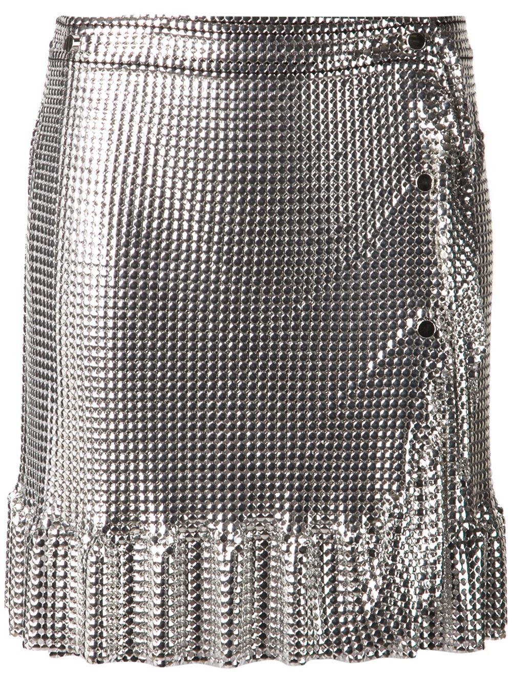 kim kardashian west paco-rabanne-silver-wrap-metallic-skirt-product-1 ...