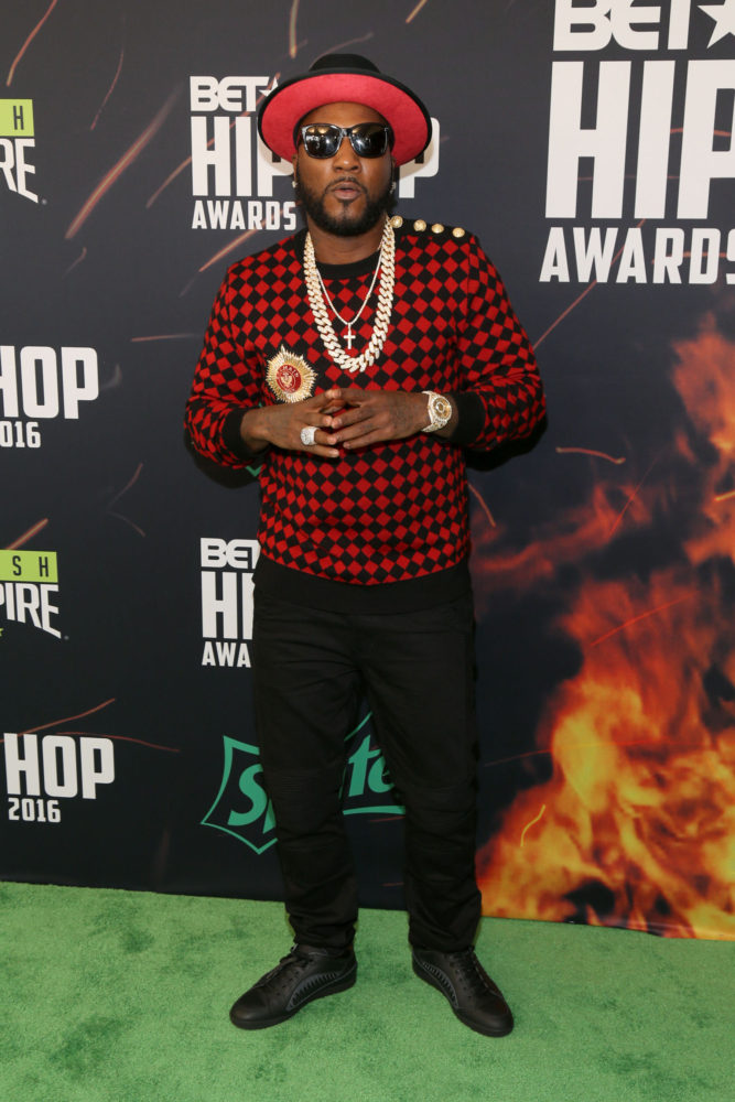 young jeezy balmain The 2016 BET Hip Hop Awards with Cardi B in Adam Selman, Gucci Mane in DSquared2, Keyshia Kaior in Charbel Zoe Couture, and More!