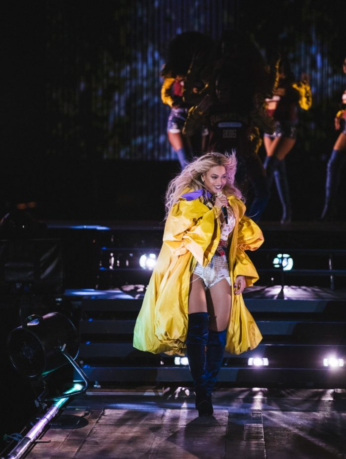 2-beyonce-closes-out-her-formation-world-tour-in-a-robert-cavalli-mustard-yellow-suit-a-giles-montezin-oversized-coat-and-lust-for-life-usa-blue-velvet-boots-and-more