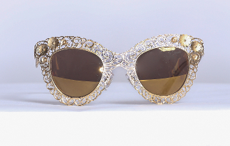 dolce gabbana gold filigree sunglasses