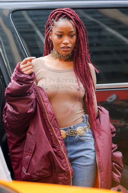 Keke Palmer Takes New York City Wearing Vivienne Westwood Fame And