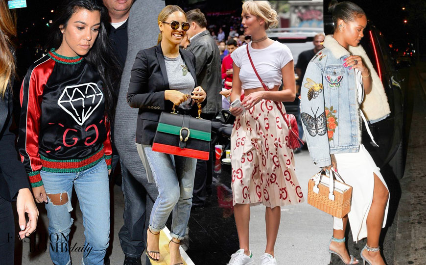 Celebs Flaunt Their Whitest White Bags from Gucci, and Saint