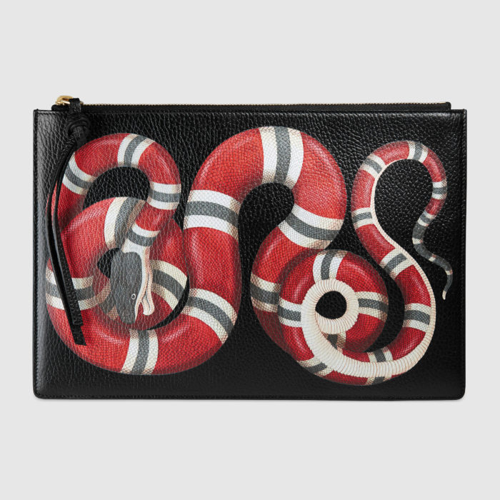 gucci-snake-print-leather-pouch-1