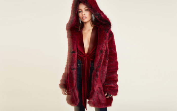 splurge-nazanin-london-lpa-blood-red-faux-fur-hooded-jacket