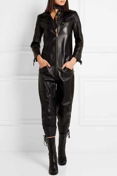 chloe-zip-front-lace-up-side-cropped-leather-jumpsuit