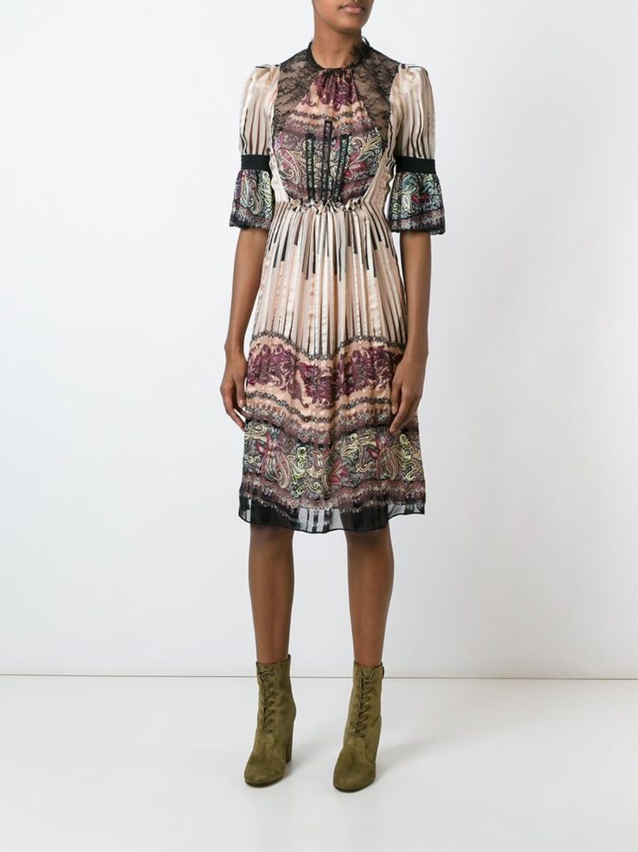lea-michele-cafe-hotel-etro-panelled-bell-sleeve-dress