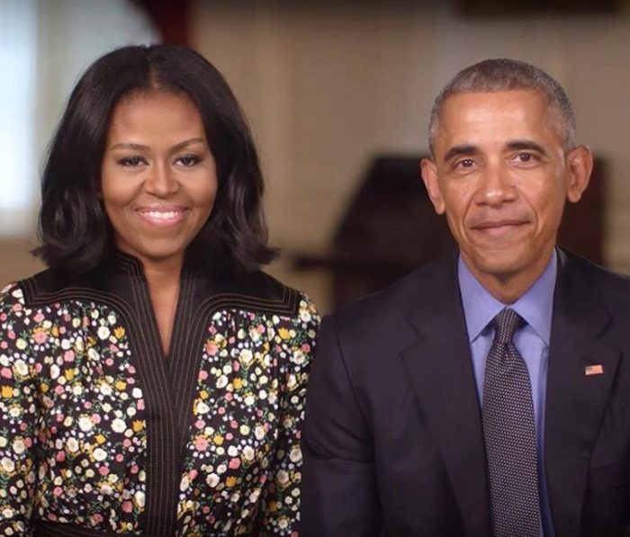 michelle-obama-farewell-address-tory-burch-floral-dress