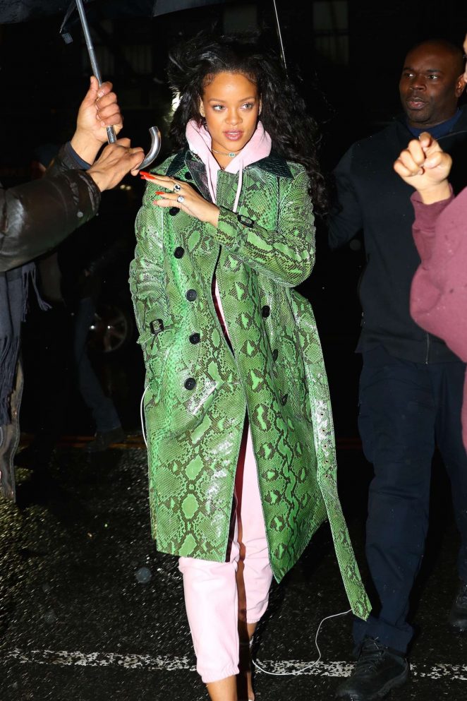 Look for Less: Rihanna’s New York City $531 Vetements x Champion Blush ...