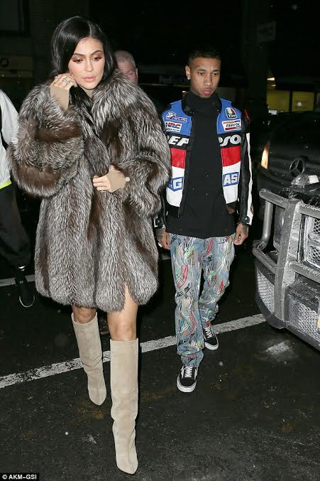 Splurge: Kylie Jenner's NYC Dinner Yeezy Season 3 Tubular Suede Boots –  Fashion Bomb Daily
