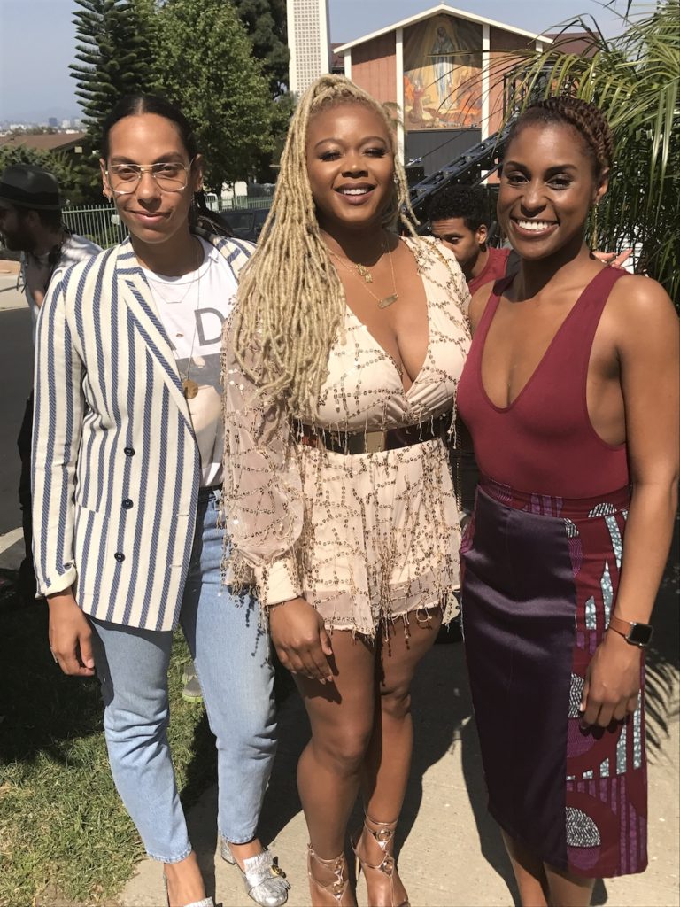 Claires Life A Stop By Insecures Season 2 Set With Issa Rae Melina Matsoukas And Jay Ellis 3879