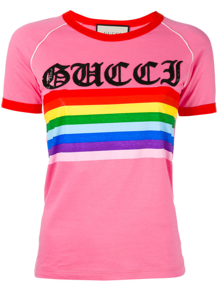 Gucci Loved Rainbow Stripe T-shirt