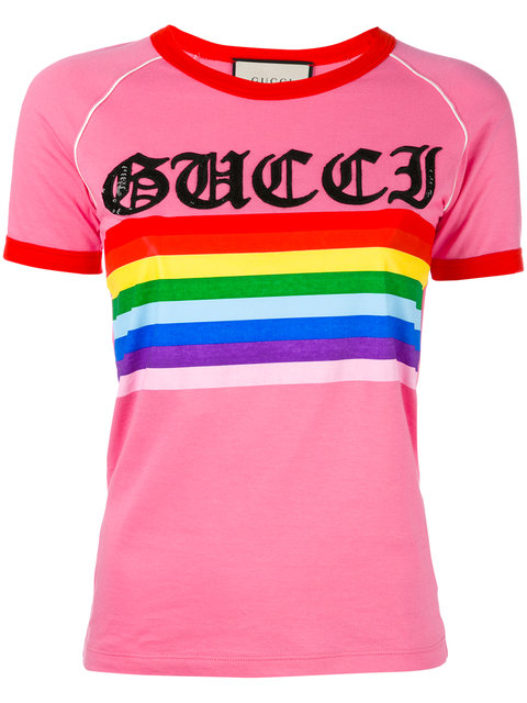 Bomb Product of the Day: Gucci's Loved Rainbow Striped T-shirt
