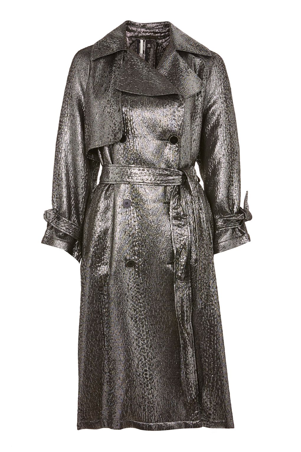 Bomb Product of The Day: Topshop’s Metallic Trench Coat