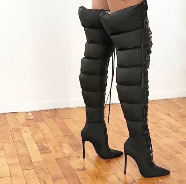 Bomb Product of The Day: LaQuan Smith’s Puffer Boot – Fashion Bomb Daily