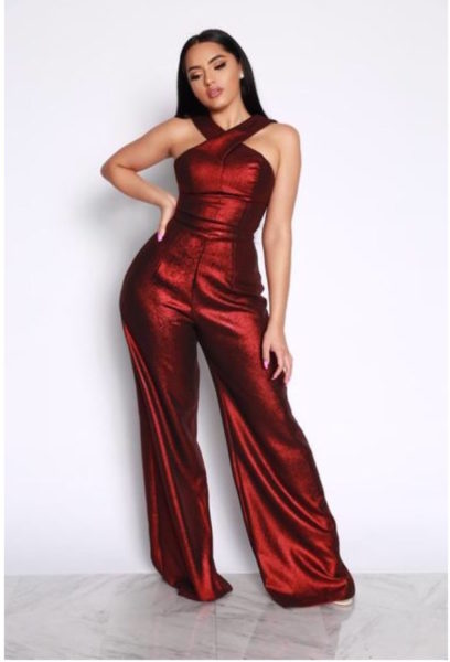 Bomb Product of The Day: Intertwine’s Azurra Metallic Jumpsuit ...