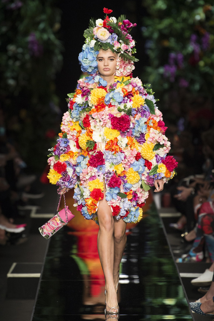 moschino flower dress