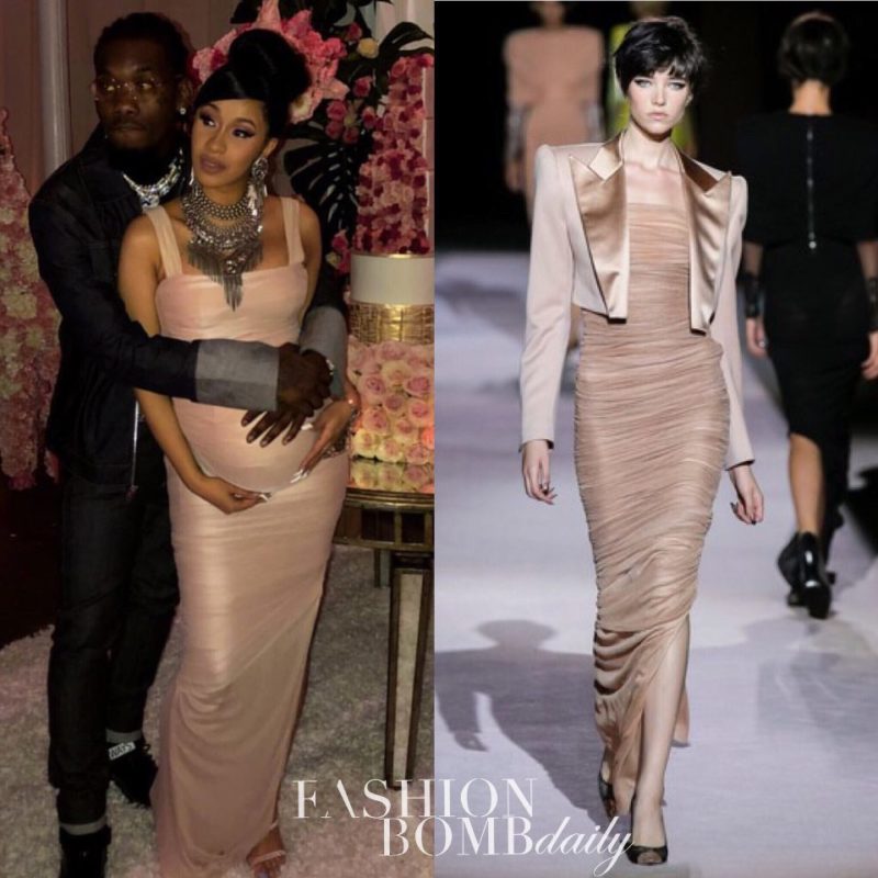 Mama to be Cardi B beamed in her - Fashion Bomb Daily