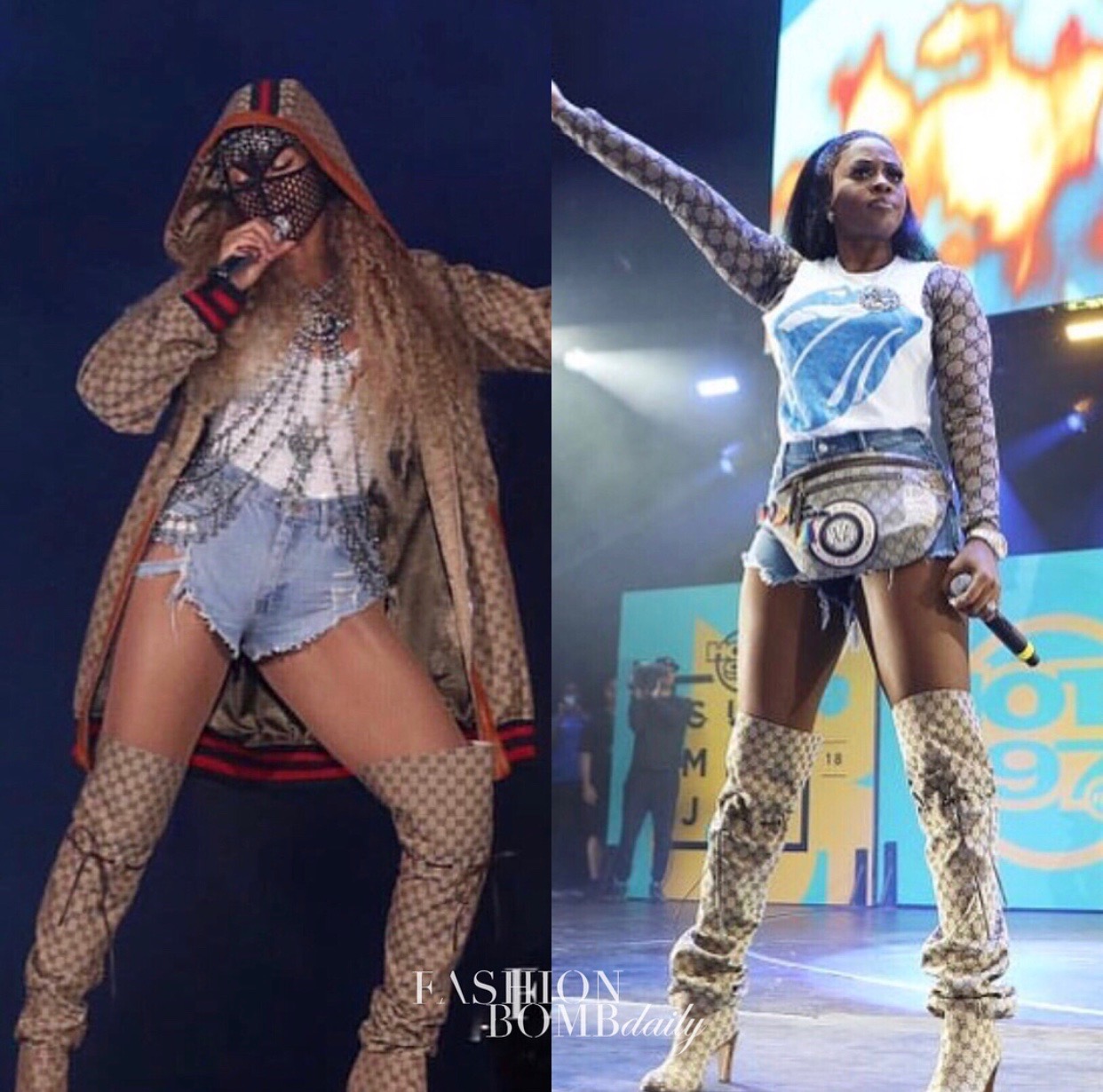 Who Wore It Better? Rita Ora, Nicki Minaj, and Keyshia Ka'Oir in Fendi SS18 Fur  Bomber – Fashion Bomb Daily