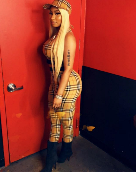 Celebrities Love: Burberry Check Print Leggings As Worn by Tammy Rivera,  Nicki Minaj, Beyonce, and Claire Sulmers – Fashion Bomb Daily