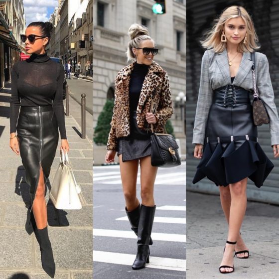 5 Looks in 5 Minutes : Leather – Fashion Bomb Daily