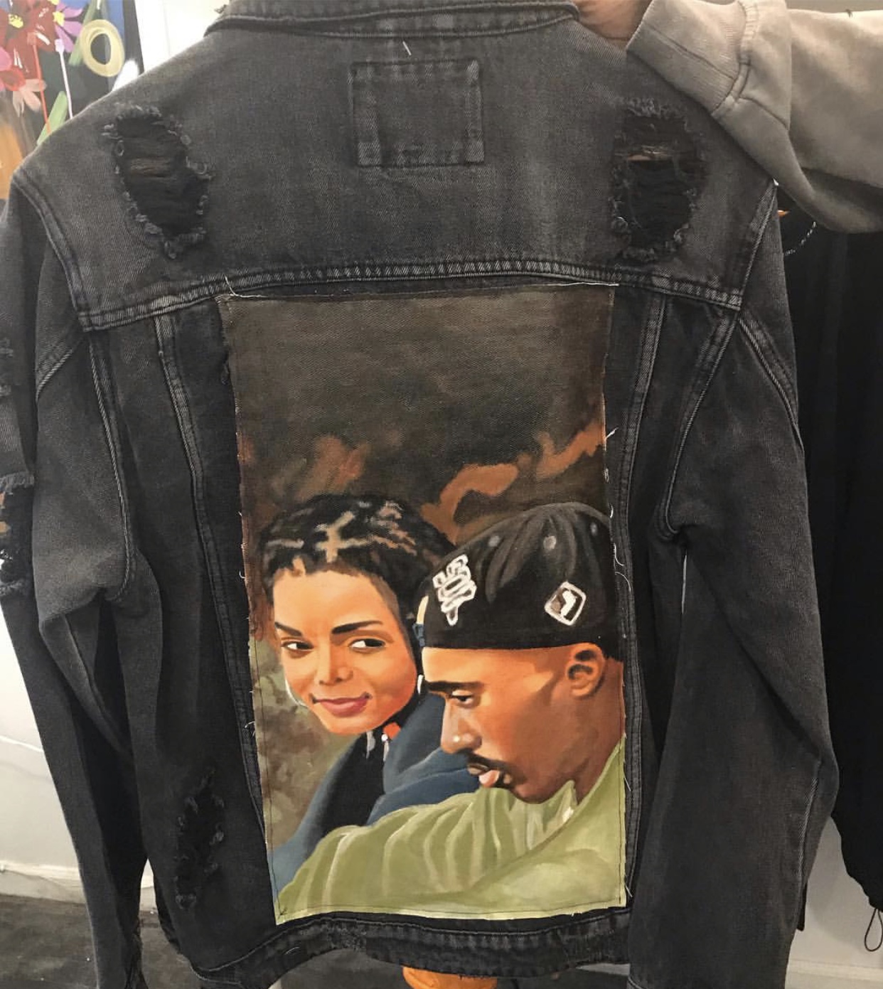 Cool Online Find: Askan NYC Printed Denim Jackets Featuring Sade ...