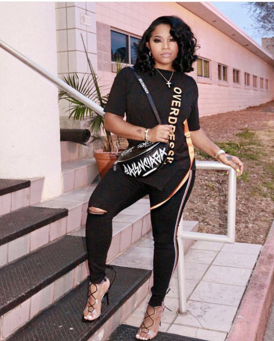 Toya Wright Keeps It Chic in Her Fashion Nova “Overdressed” Tunic ...