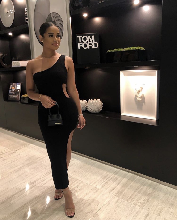 Taina Williams Steps Out in Black Look Featuring Fashion Nova