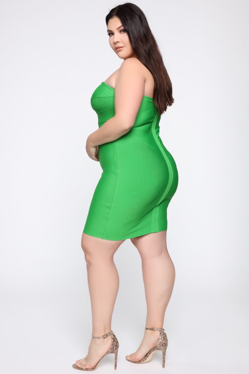 JuJu Shows Off Her Curves in a Tube Dress from Fashion Nova