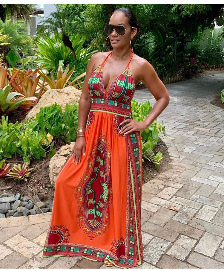 Evelyn Lozada Shows Off Perfect Ancestral Pride in Tribal Top Dress by Fashion Nova