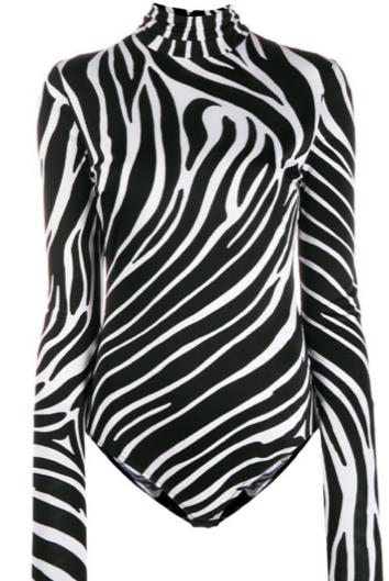 Who Wore this Zebra Bodysuit the Best? Nicki Minaj in Moncler x Richard  Quinn or Trina in Versace, The Fashion Bomb Blog