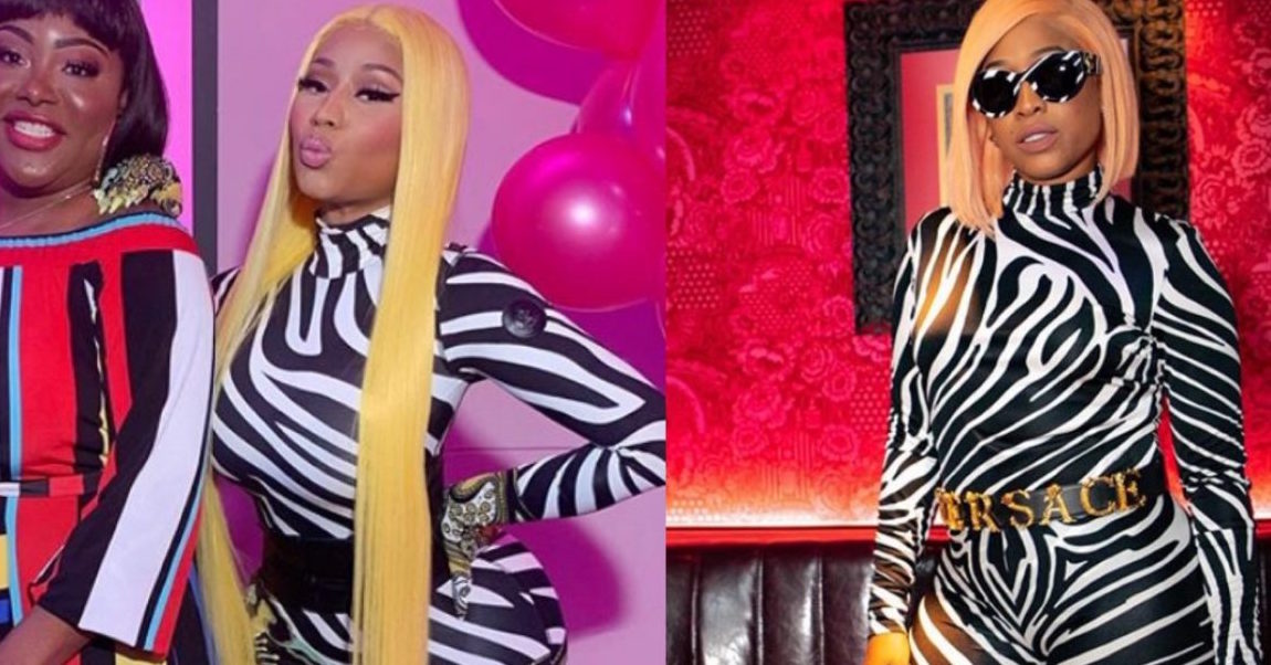 Who Wore It Better? JLo Vs. Nicki Minaj in Versace's FW18 Printed Skirt –  Fashion Bomb Daily