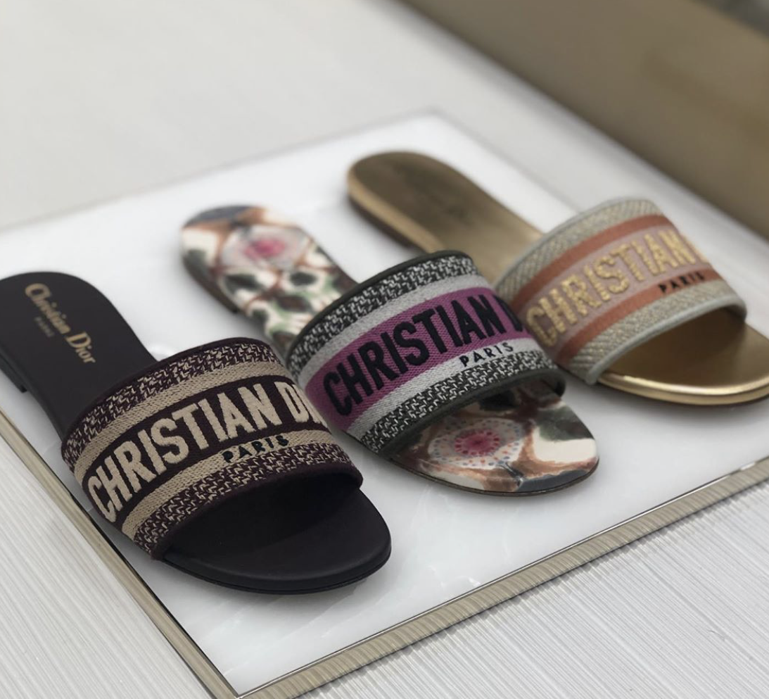 Bomb Product of the Day: Christian Dior Dway Slides – Fashion Bomb ...