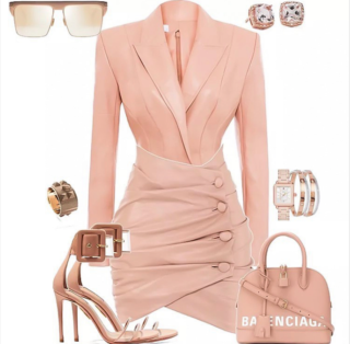 Fall 2019 Style Inspiration: Monochrome Pink Leather with Balenciaga ...