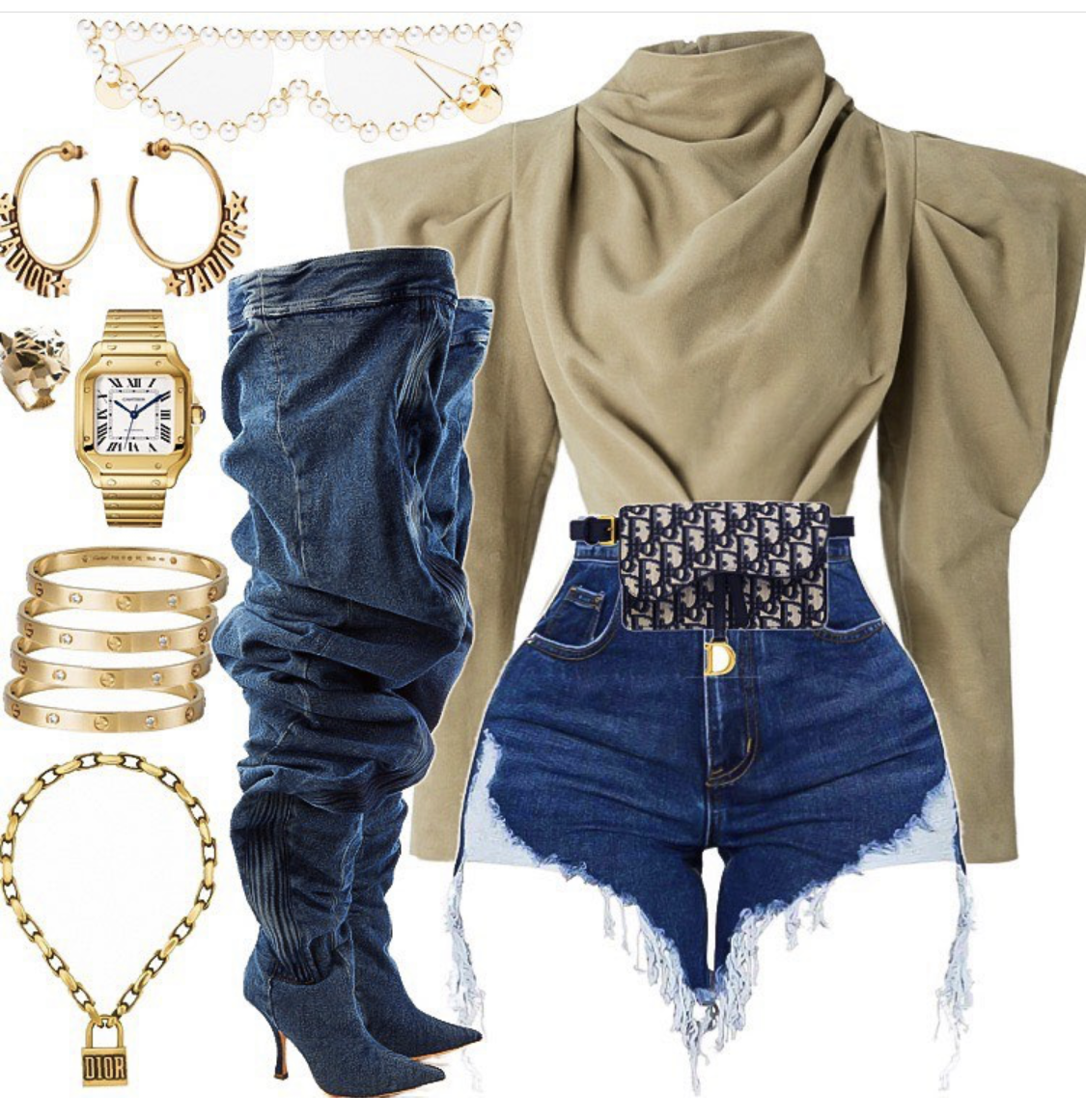 Fall_Outfit_Inspiration_Isabel_Marant_Voluminous_Shoulder_Top_and_YProject_Denim_Boots