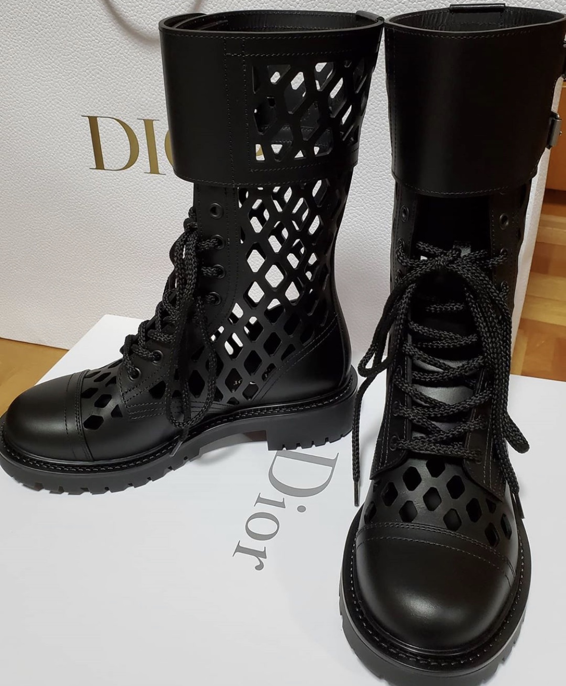 Accor for example believe Bomb Product of the Day: Fishnet Cutout D-Trap Boots by Dior