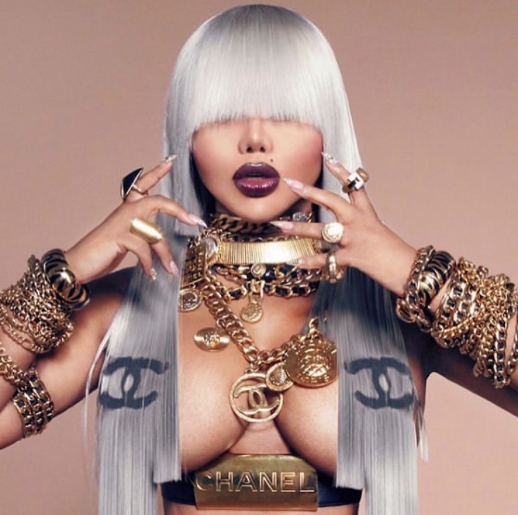Fashion Bomb Hair Appreciation: Louis Vuitton, Chanel and Fendi Monogram  Hair and Wigs as Worn by Cardi B, Nicki Minaj, and Lil Kim – Fashion Bomb  Daily