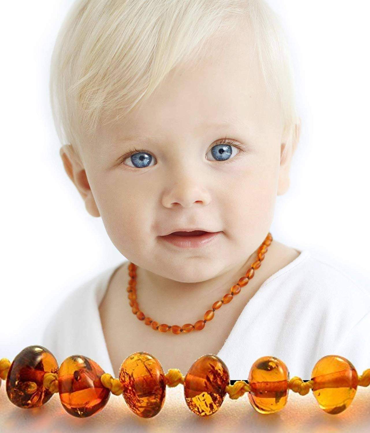 amber teething necklace buy buy baby