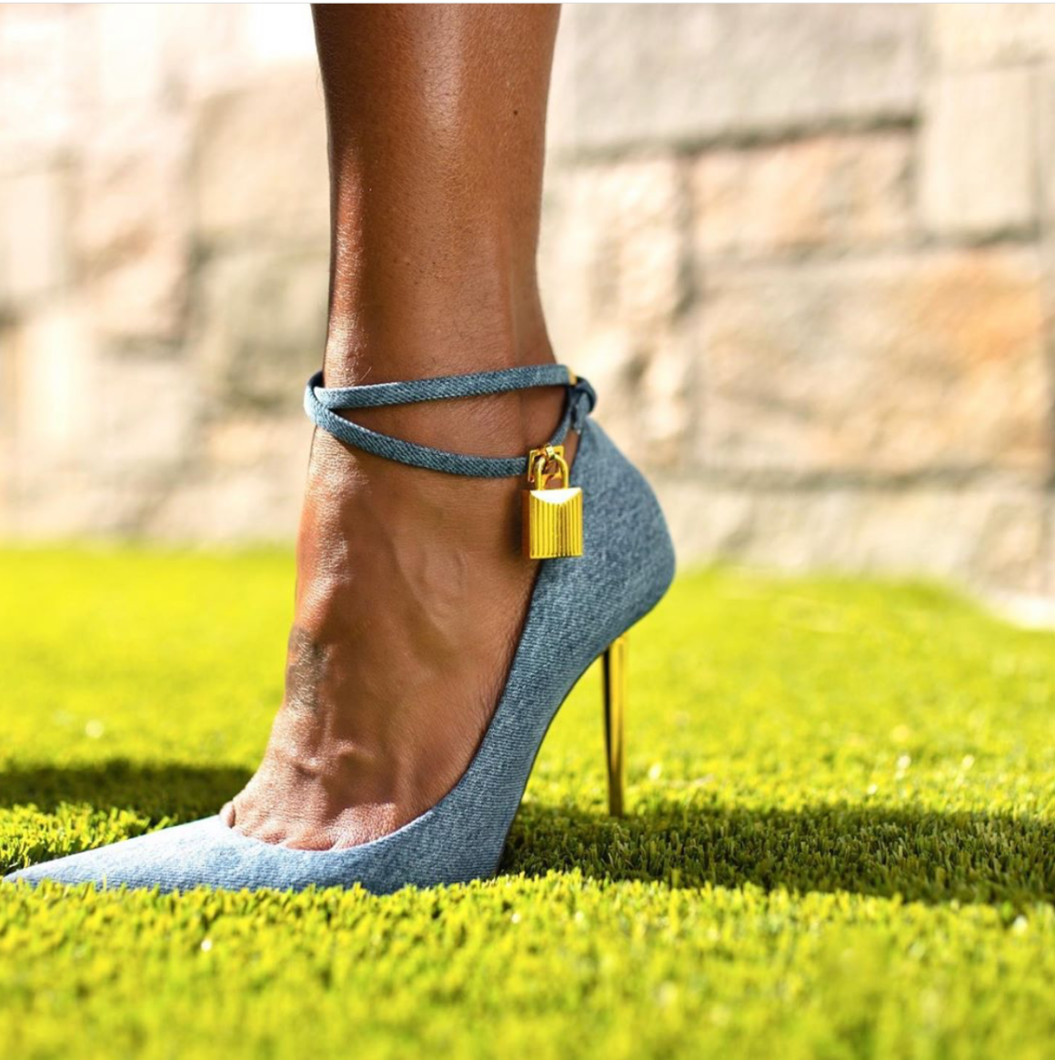 Bomb Product of the Day: Tom Ford Denim Padlock Pumps and Sandals